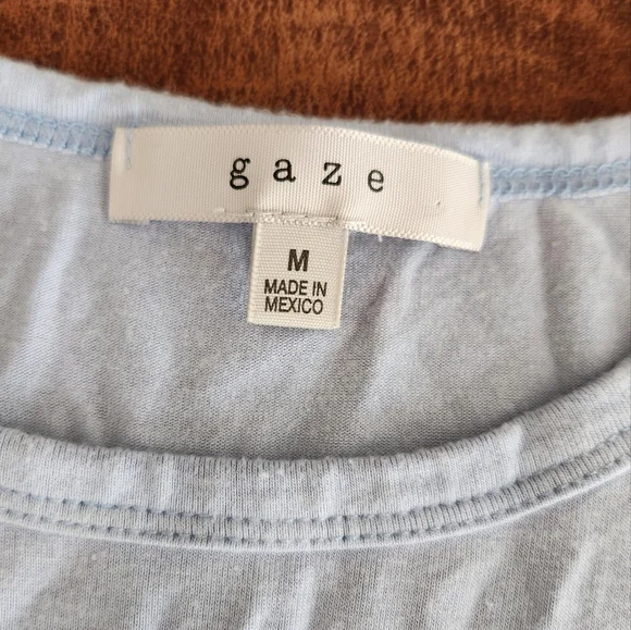 Gaze Sleeveless Peplum Tank Top - Picture 3 of 4